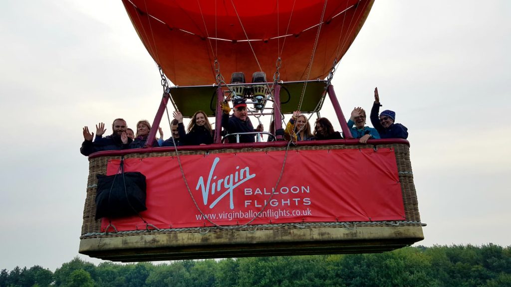 hot air balloon trips yorkshire